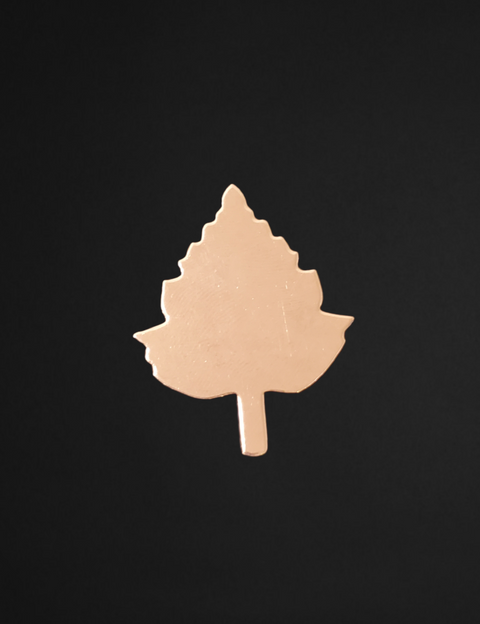 F0100 Leaf Metal Blank