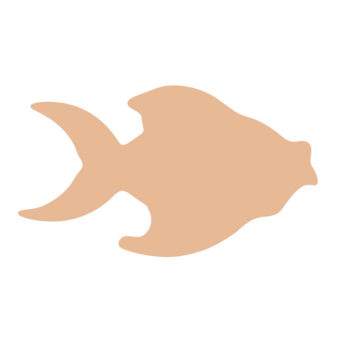 F0151 Fish Metal Blank