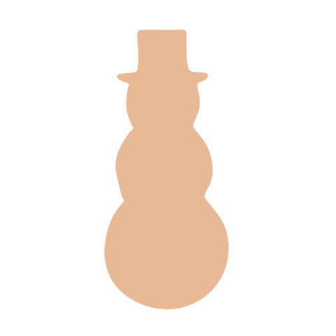 F0174 Snowman Metal Blank