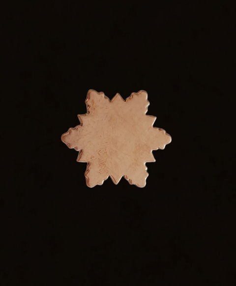 F0178 Snowflake Metal Blank