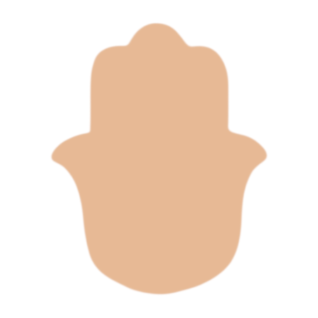 F0184 Hamsa Metal Blank