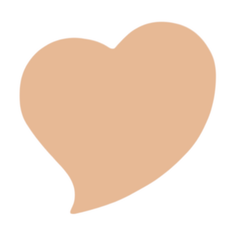 F0191 Heart Metal Blank