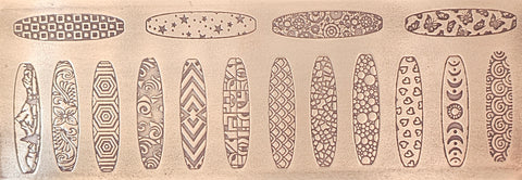 RMPPDDJC141 Ear Cuff Patterns Rolling Mill Plate