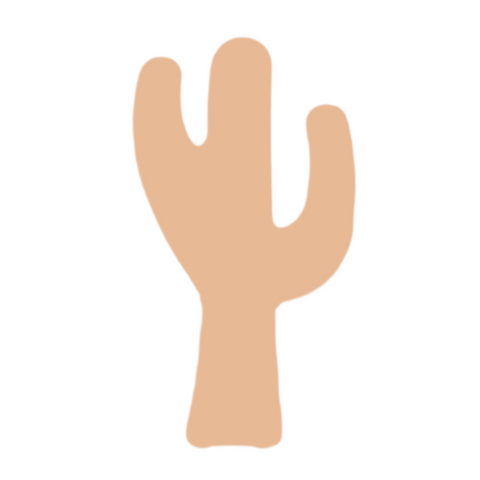 F0207 Cactus Metal Blank