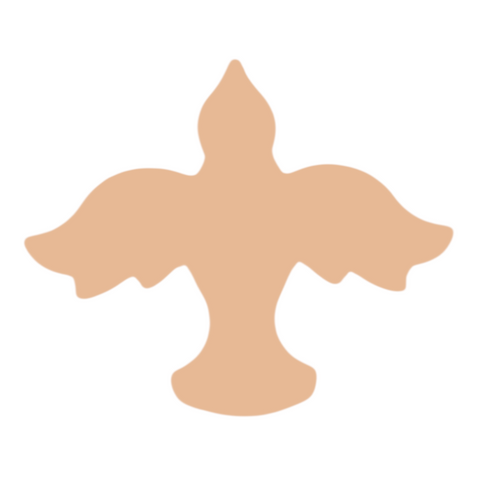 F0217 Dove Metal Blank