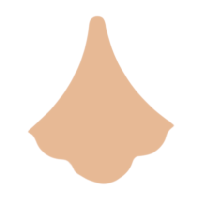 F0220 Scallop Design Metal Blank