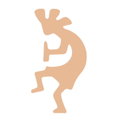 F0228 Kokopelli Metal Blank