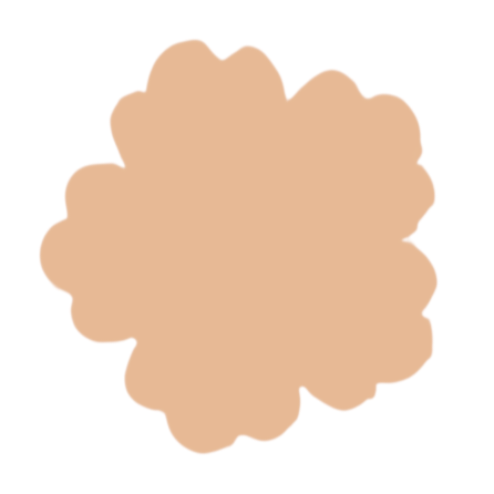 F0231 Flower Metal Blank