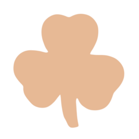 F0248 Shamrock Metal Blank