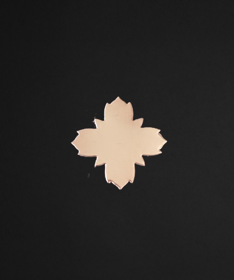 F0267 Flower Metal Blank