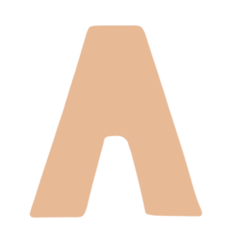 F0306 Letter "A" Metal Blank
