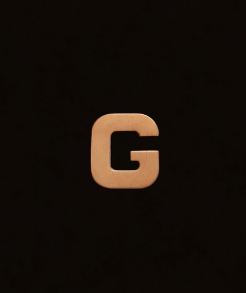 F0312 Letter "G" Metal Blank