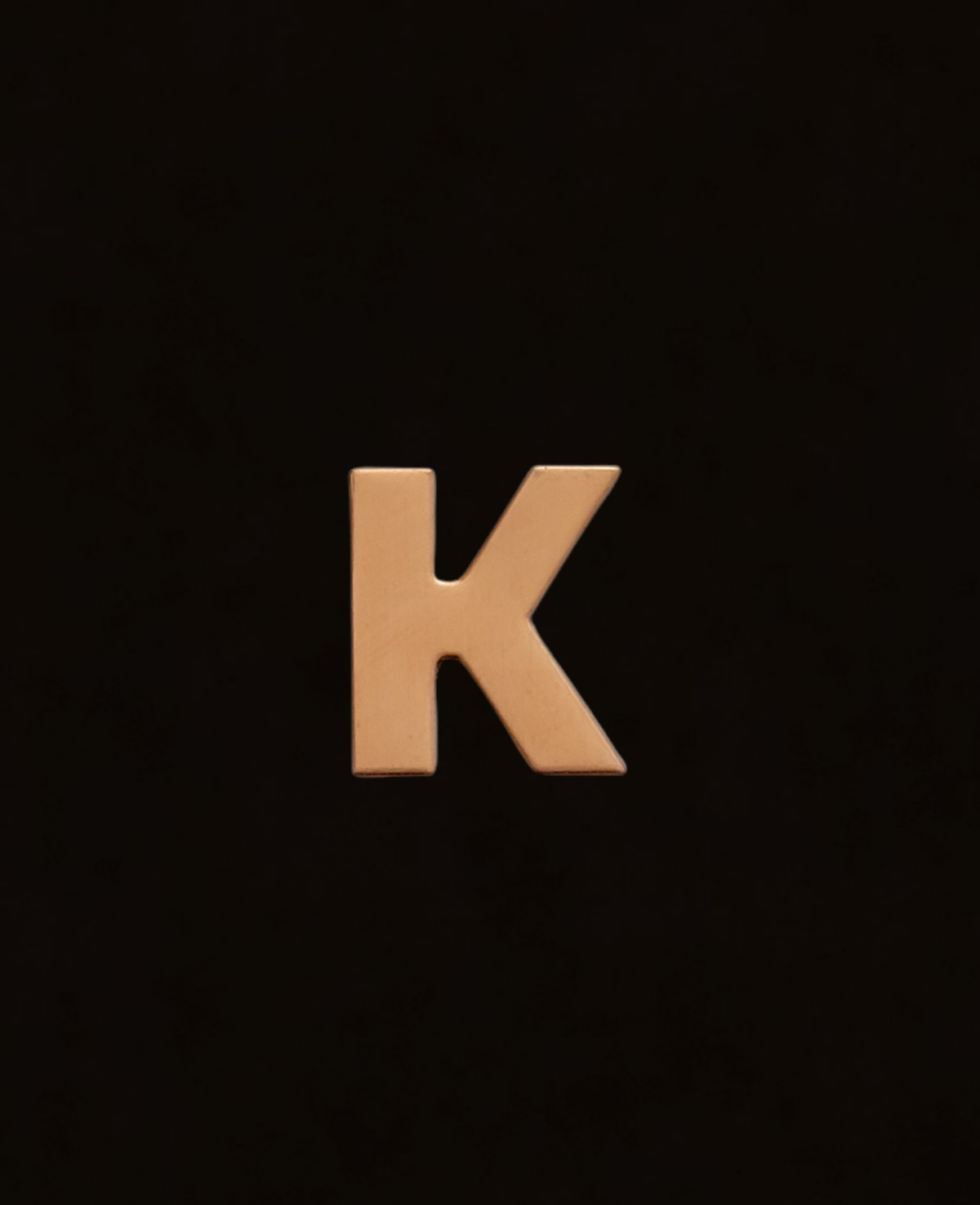 F0316 Letter "K" Metal Blank
