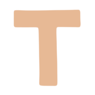 F0325 Letter "T" Metal Blank