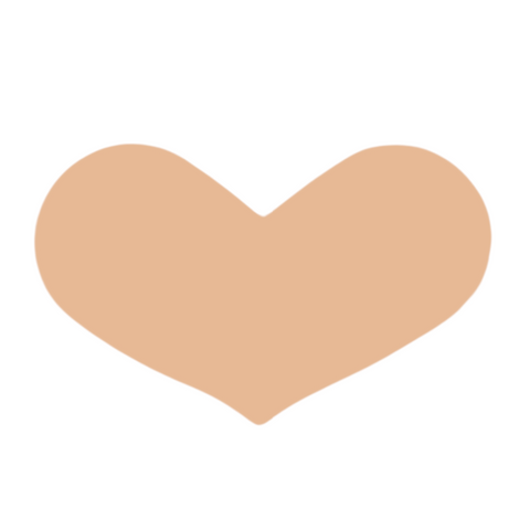 F0348 Heart Metal Blank