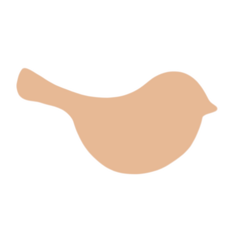F0351 Bird Metal Blank