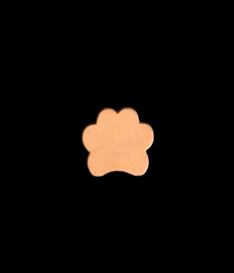 F0361 Paw Print Metal Blank