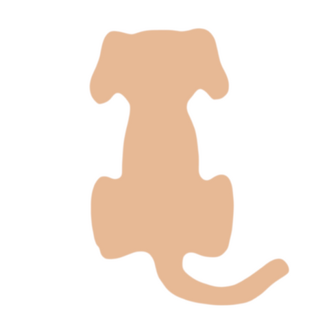 F0362 Dog Metal Blank