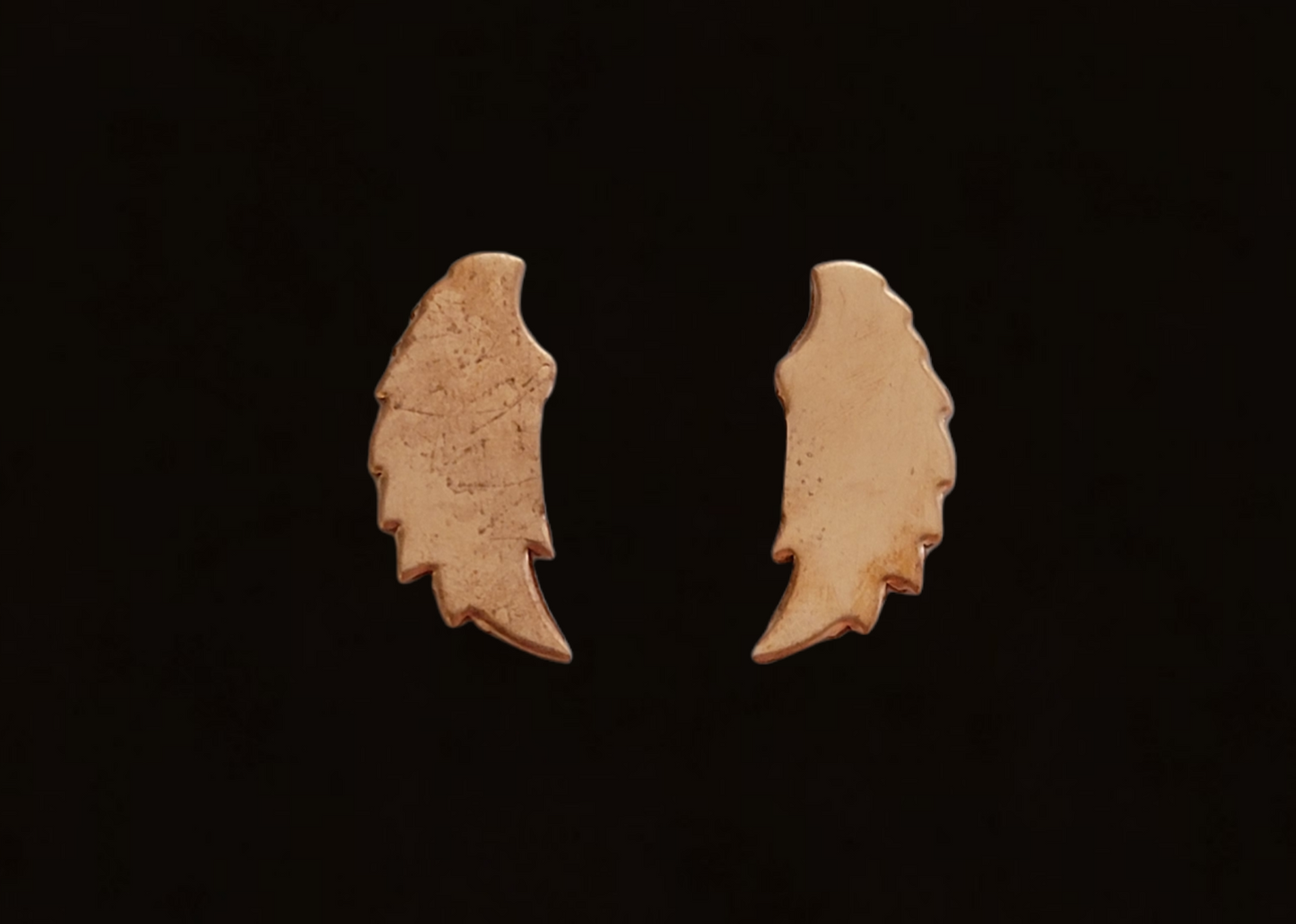 JE0411 Wing Metal Earring Blanks