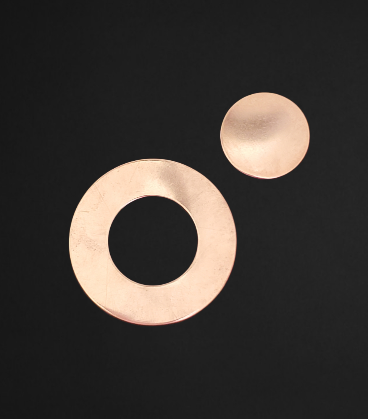 H0605 Circle Inside Circle XL Cutout Shape Metal Blanks
