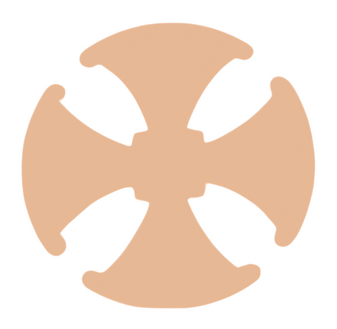 F6097 Canterbury Cross Metal Blank