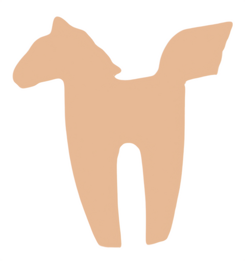 F6098 Southwest Horse Metal Blank