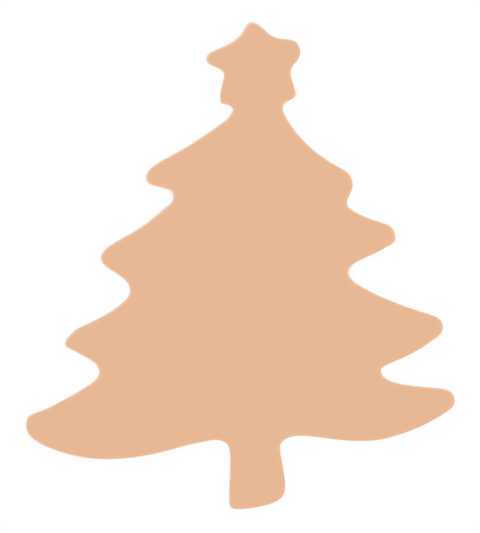 F6113 Christmas Tree Metal Blank