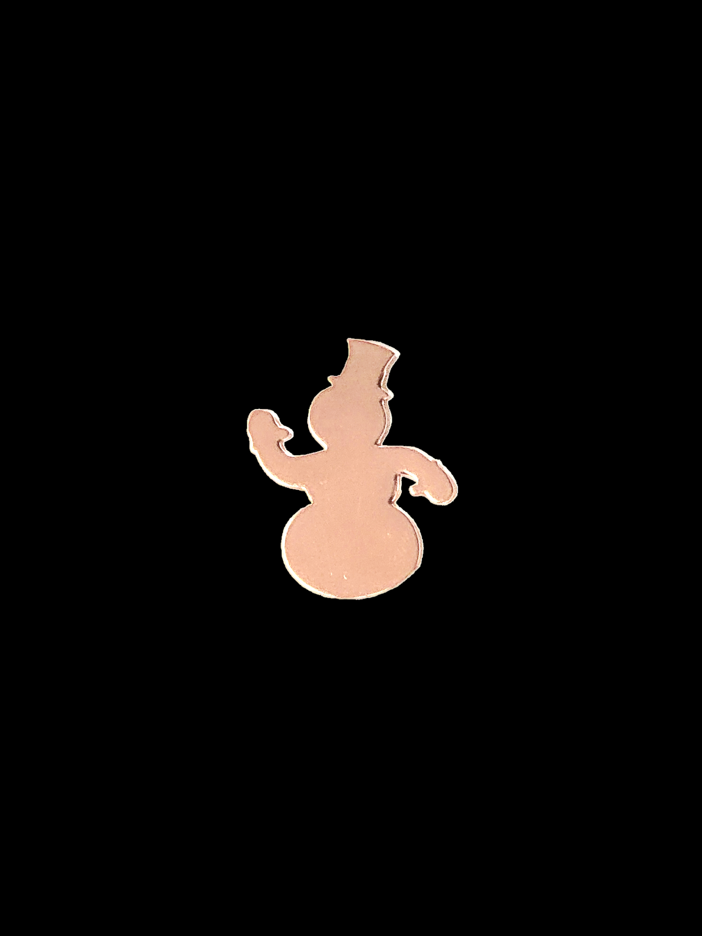 F6176 Snowman Metal Blank