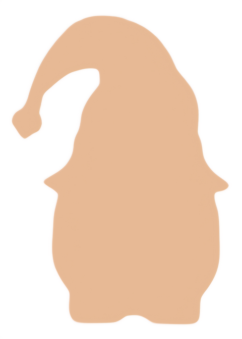 F6192 Christmas Gnome Metal Blank