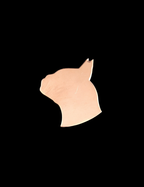 F6228 Boston Terrier Metal Blank