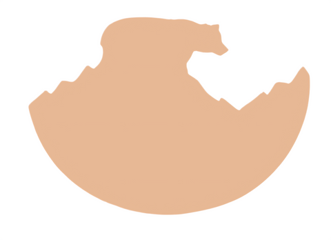 FL6249 Bear Layered Metal Blank
