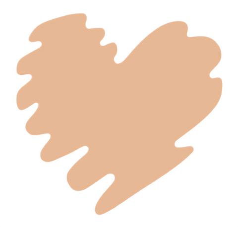 F6254 Wavy Heart Metal Blank