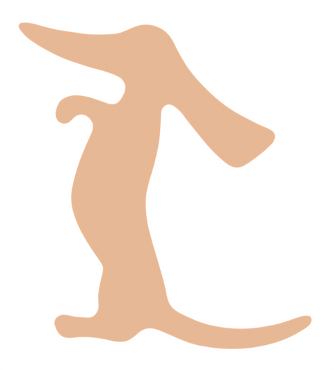 F6257 Misa's Weenie Dog Metal Blank