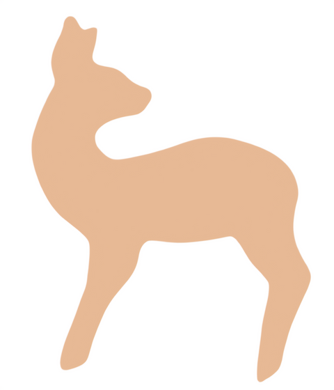 F6282 Deer Metal Blank