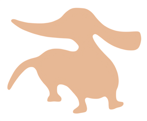 F6284 Misa's Weenie Dog Metal Blank