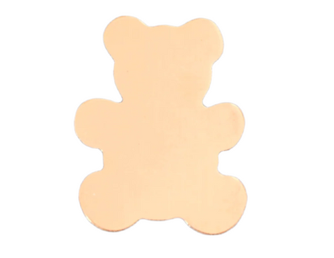 F6295 Teddy Bear Metal Blank