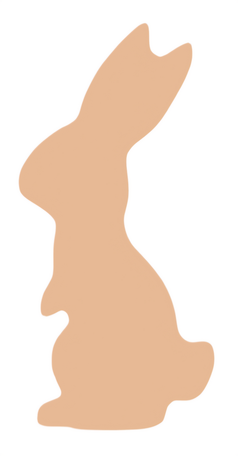 F6296 Rabbit Metal Blank