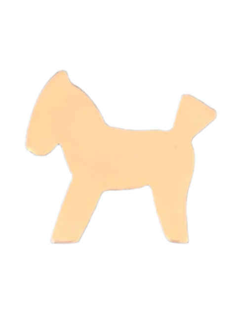 F6370 Pony Metal Blank
