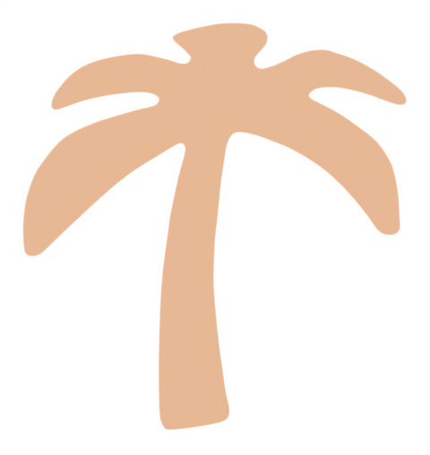 F6373 Palm Tree Metal Blank