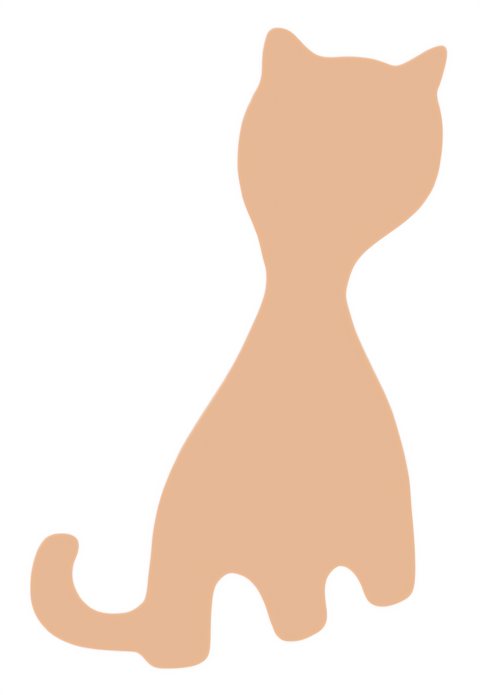 F6374 Funky Cat Metal Blank