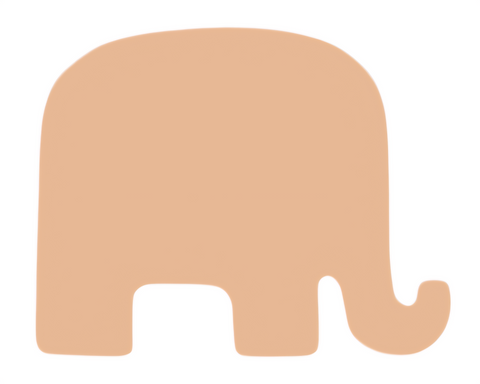F6383 Elephant Metal Blank