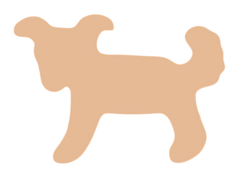 F6390 Puppy Metal Blank