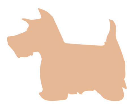 F6429 Scottie Dog Metal Blank