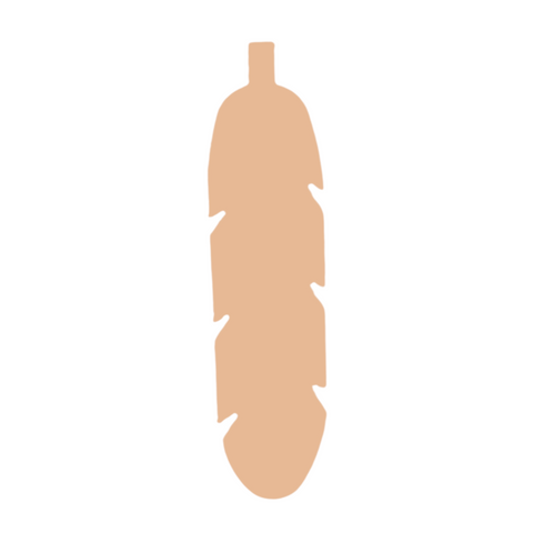 F06437 Feather Metal Blank