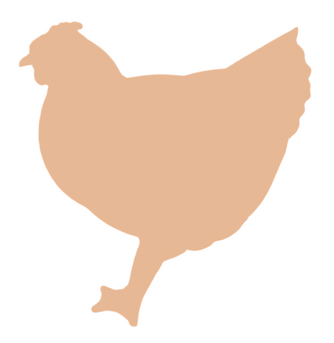F6438 Chicken Metal Blank