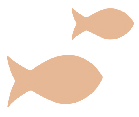F6560 Fish Metal Blank