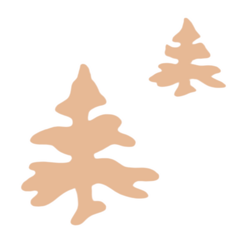 F6574 Pine Tree Metal Blank