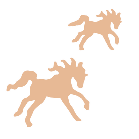 F6587 Horse Metal Blank