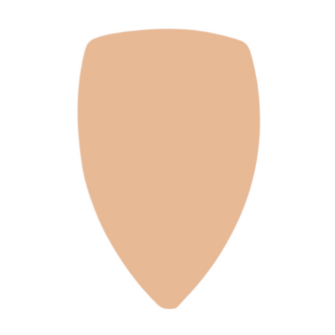F0070 Large Spade Metal Blank