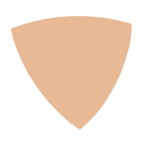 F0075 Puffy Triangle Metal Blank